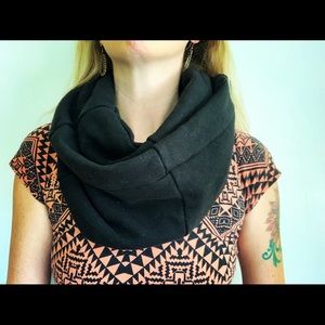 Hemp fleece infinity scarf